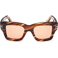 Tom Ford Men's Sunglasses - Ilias Coloured Havana Acetate Cat Eye Frame | FT1154 5055E ,