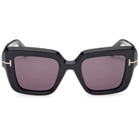 Tom Ford Women's Sunglasses - Esme Shiny Black Acetate Square Frame | FT1157 5001A ,