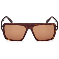Tom Ford Men's Sunglasses - Vincent Dark Havana Acetate Square Frame | FT1176 5652E ,