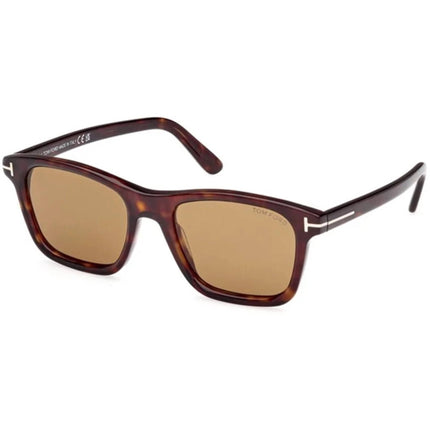 Tom Ford Men's Sunglasses - Barron Dark Havana Plastic Square Frame | FT1179 5452E ,