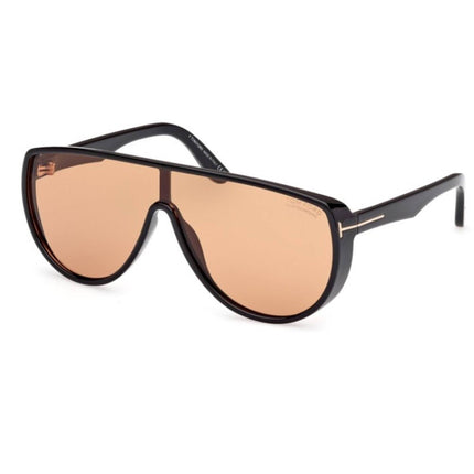 Tom Ford Men's Sunglasses - Achilles Shiny Black Shield Shape Frame | FT1182 0001E ,