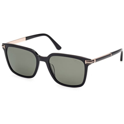 Tom Ford Men's Sunglasses - Jochem Shiny Black Plastic Square Frame | FT1183 5601R ,