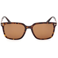 Tom Ford Men's Sunglasses - Jochem Dark Havana Plastic Square Frame | FT1183 5652E ,