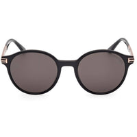 Tom Ford Men's Sunglasses - Araki Shiny Black Plastic Round Full Rim | FT1184 5201A ,