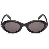 Tom Ford Women's Sunglasses - Carmen Shiny Black Acetate Oval Frame | FT1186 5101A ,
