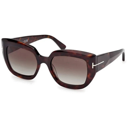 Tom Ford Women's Sunglasses - Saltzman Dark Havana Butterfly Frame | FT1192 5352B ,