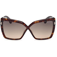 Tom Ford Women's Sunglasses - Fiore Dark Havana Acetate Cat Eye Frame | FT1195 6352B ,