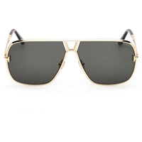 Tom Ford Men's Sunglasses - Stavros Shiny Deep Gold Metal Navigator | FT1204 6330N ,
