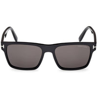Tom Ford Men's Sunglasses - Calder Shiny Black Acetate Square Frame | FT1205 5501A ,