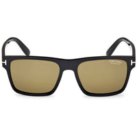 Tom Ford Men's Sunglasses - Calder Shiny Black Acetate Square Frame | FT1205 5501H ,