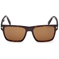 Tom Ford Men's Sunglasses - Calder Dark Havana Acetate Square Frame | FT1205 5552E ,