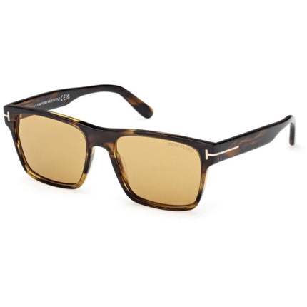 Tom Ford Men's Sunglasses - Calder Havana/Other Acetate Square Frame | FT1205 5556E ,