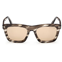 Tom Ford Men's Sunglasses - Lelio Havana/Other Plastic Square Frame | FT1207 5256E ,
