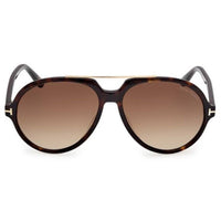 Tom Ford Men's Sunglasses - Aalto Dark Havana Plastic Navigator Frame | FT1210 5952F ,