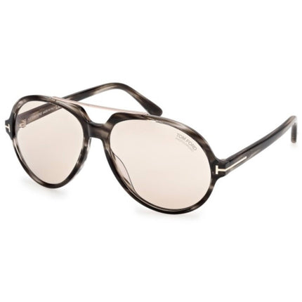 Tom Ford Men's Sunglasses - Aalto Havana/Other Plastic Navigator Frame | FT1210 5956E ,