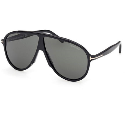 Tom Ford Men's Sunglasses - Vladimir Shiny Black Plastic Navigator | FT1211 6501N ,