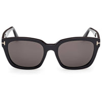 Tom Ford Women's Sunglasses - Haylay Shiny Black Plastic Square Frame | FT1216 5301A ,