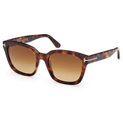 Tom Ford Women's Sunglasses - Haylay Blonde Havana Plastic Square Frame | FT1216 5353F ,