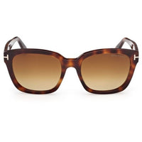 Tom Ford Women's Sunglasses - Haylay Blonde Havana Plastic Square Frame | FT1216 5353F ,