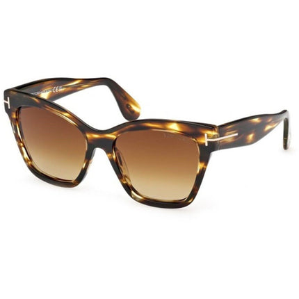 Tom Ford Women's Sunglasses - Elvira Coloured Havana Cat Eye Frame | FT1217 5555F ,