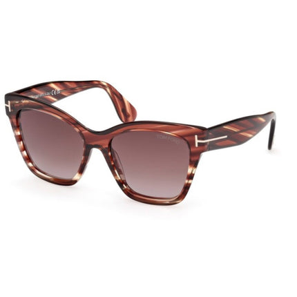 Tom Ford Women's Sunglasses - Elvira Coloured Havana Cat Eye Frame | FT1217 5555T ,
