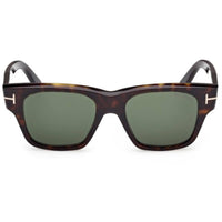 Tom Ford Men's Sunglasses - Caine-02 Dark Havana Acetate Square Frame | FT1280 5352N ,