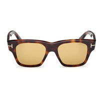 Tom Ford Men's Sunglasses - Caine-02 Blonde Havana Acetate Square Frame | FT1280 5353E ,