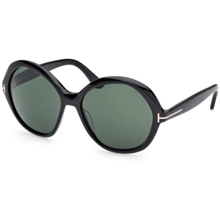 Tom Ford Women's Sunglasses - Annabelle-02 Shiny Black Acetate Frame | FT1282 6001N ,