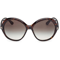 Tom Ford Women's Sunglasses - Annabelle-02 Dark Havana Acetate Frame | FT1282 6052B ,