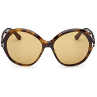 Tom Ford Women's Sunglasses - Annabelle-02 Dark Havana Acetate Frame | FT1282 6052E ,