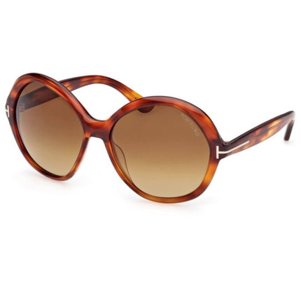 Tom Ford Women's Sunglasses - Annabelle-02 Red Havana Full Rim Frame | FT1282 6054F ,