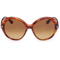Tom Ford Women's Sunglasses - Annabelle-02 Red Havana Full Rim Frame | FT1282 6054F ,