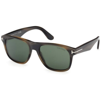Tom Ford Men's Sunglasses - Marlon-02 Coloured Havana Square Frame | FT1284 5555N ,