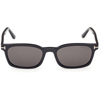 Tom Ford Men's Sunglasses - Miles-02 Shiny Black Rectangular Frame | FT1300 5301A ,