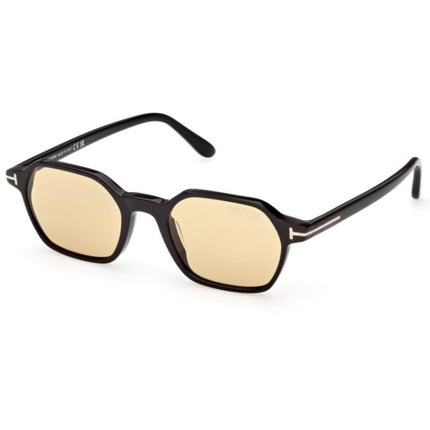 Tom Ford Men's Sunglasses - Joey-02 Shiny Black Acetate Rectangular | FT1301 5101E ,
