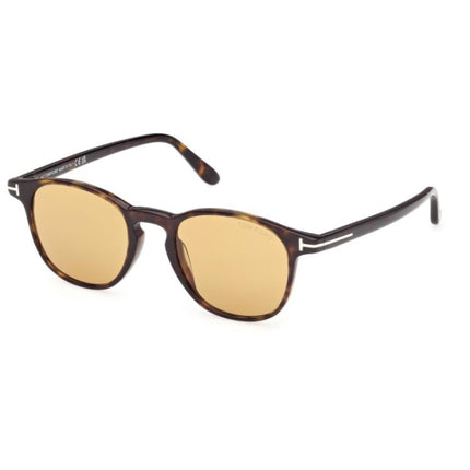 Tom Ford Men's Sunglasses - Holt-02 Dark Havana Acetate Square Frame | FT1302 5052E ,