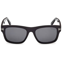 Tom Ford Men's Sunglasses - Smith-02 Shiny Black Acetate Square Frame | FT1303 5501D ,