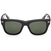 Tom Ford Men's Sunglasses - Finn-02 Shiny Black Acetate Square Frame | FT1304 5301N ,