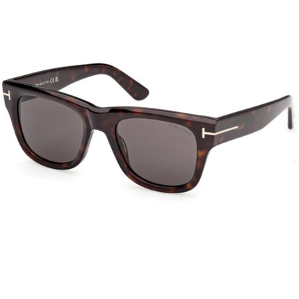 Tom Ford Men's Sunglasses - Finn-02 Dark Havana Acetate Square Frame | FT1304 5352A ,