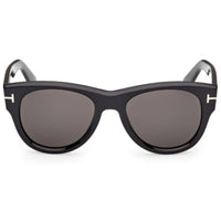 Tom Ford Men's Sunglasses - Burton-02 Shiny Black Plastic Cat Eye Frame | FT1305 5201A ,