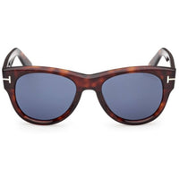 Tom Ford Men's Sunglasses - Burton-02 Red Havana Plastic Cat Eye Frame | FT1305 5254V ,