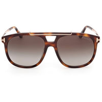 Tom Ford Unisex Sunglasses - Sam-02 Blonde Havana Acetate Navigator | FT1306 5853K ,