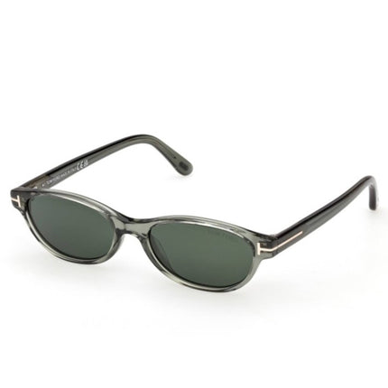 Tom Ford Women's Sunglasses - Chloe-02 Shiny Light Green Oval Frame | FT1310 5293N ,