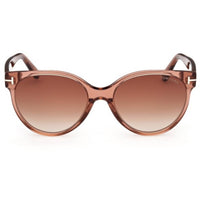 Tom Ford Women's Sunglasses - Tallulah-02 Shiny Light Brown Acetate | FT1311 5645F ,