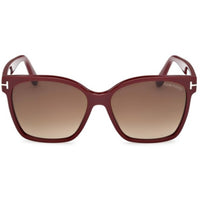 Tom Ford Women's Sunglasses - Iris-02 Shiny Bordeaux Full Rim Frame | FT1312 5669F ,