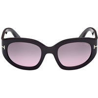 Tom Ford Women's Sunglasses - Arizona-02 Shiny Black Cat Eye Frame | FT1313 5301B ,