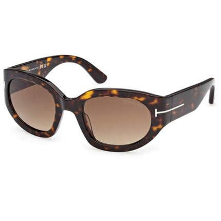 Tom Ford Women's Sunglasses - Arizona-02 Dark Havana Cat Eye Frame | FT1313 5352F ,