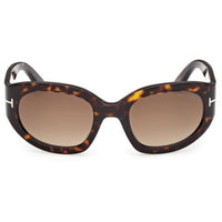 Tom Ford Women's Sunglasses - Arizona-02 Dark Havana Cat Eye Frame | FT1313 5352F ,