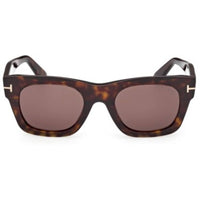 Tom Ford Women's Sunglasses - Emma-02 Dark Havana Acetate Square Frame | FT1314 5152E ,