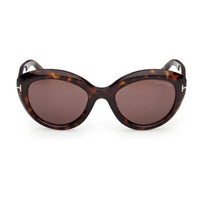 Tom Ford Women's Sunglasses - Stacy-02 Dark Havana Acetate Cat Eye | FT1316 5352E ,